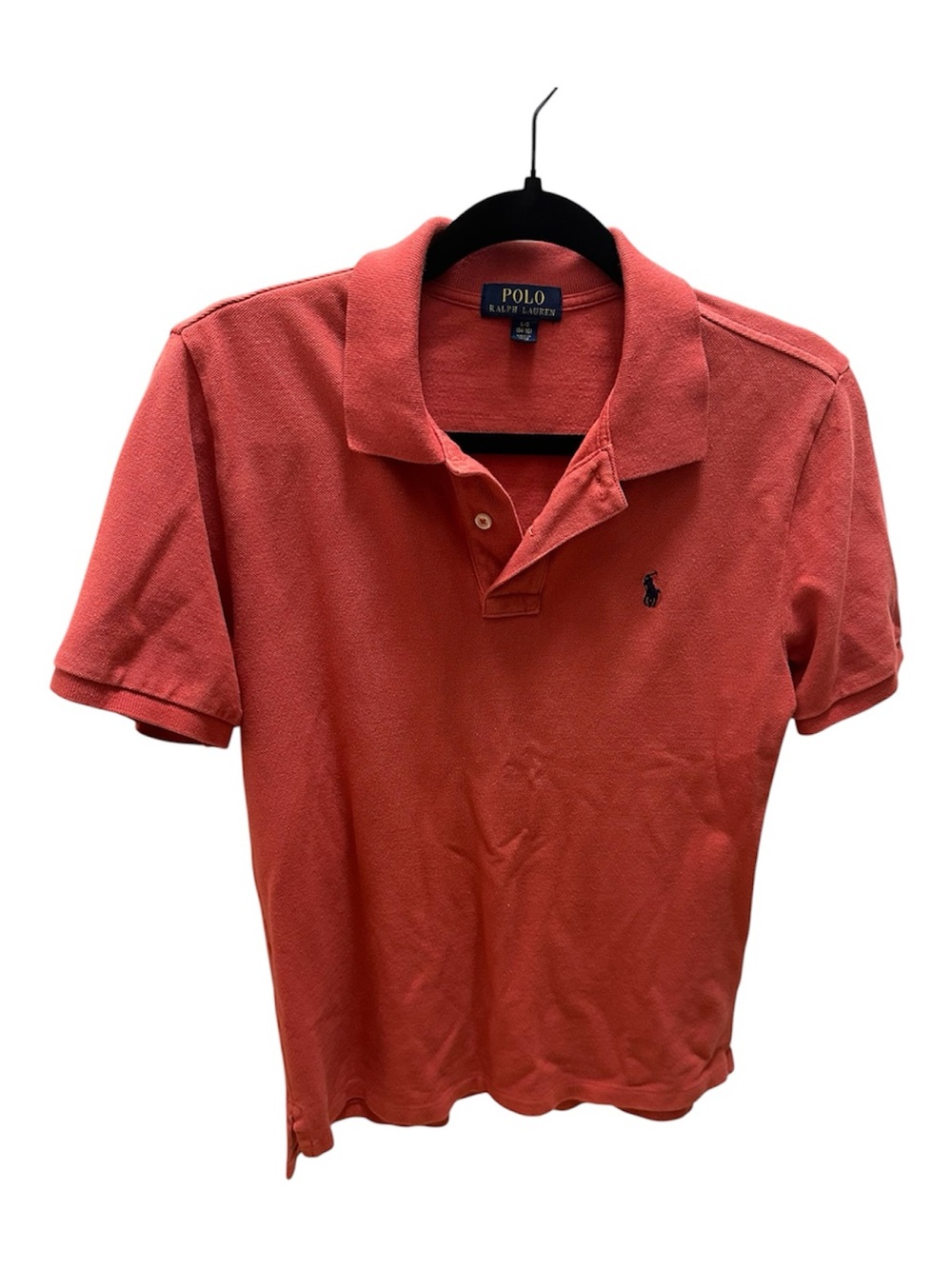 Polo by Ralph Lauren Coral Short-Sleeve Polo with Embroidered Pony